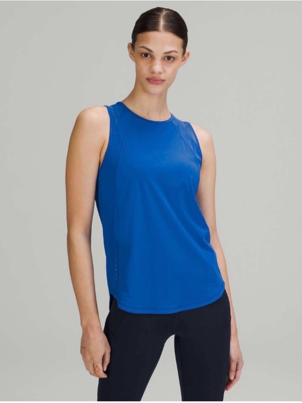 NWT Lululemon Sculpt Tank Blazer Blue Size 4